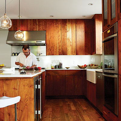 Wooden Kitchen Floors on Traditional Kitchen Wooden Furniture And Floor Building Appliances